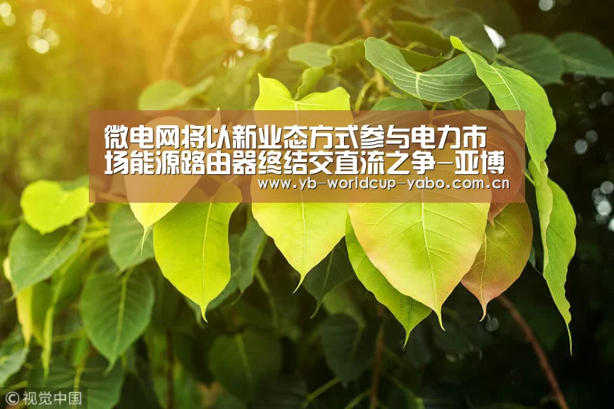 微电网将以新业态方式参与电力市场能源路由器终结交直流之争-亚博中国官网(图1) 亚博网站
